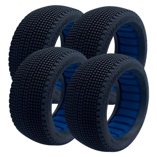 TPRO 1/8 Off Road Racing Tire SKYLINE ZRX Soft Long Wear T3 with inserts (4)