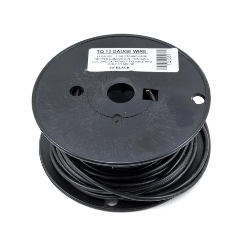 TQ Wire Silicon Wire (Black) (50') (13AWG)