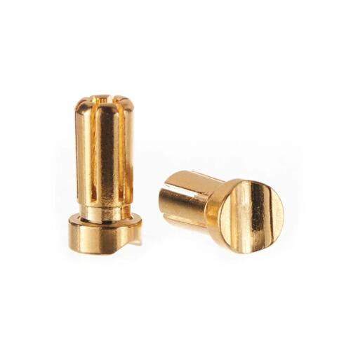 TQ Wire 5mm Gold Plated Bullet Connector (2) (13mm Long)