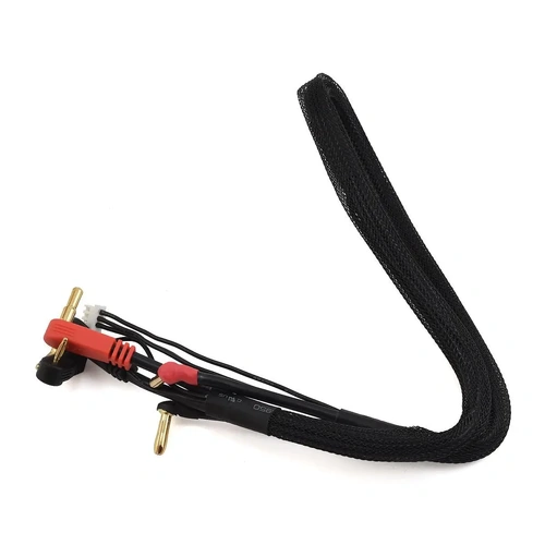 TQ Wire Strain Relief 2S Charge Cable w/4mm & 5mm Bullet Connector (2')