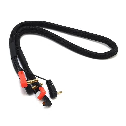 TQ Wire 2S Charge Cable w/4mm & 5mm Bullet Connector (2') (Junsi X6 iCharger)