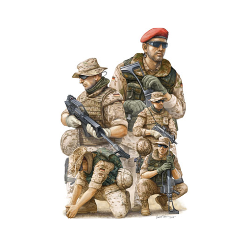 Trumpeter 00421 1/35 Modern German ISAF Soldiers in Afghanistan