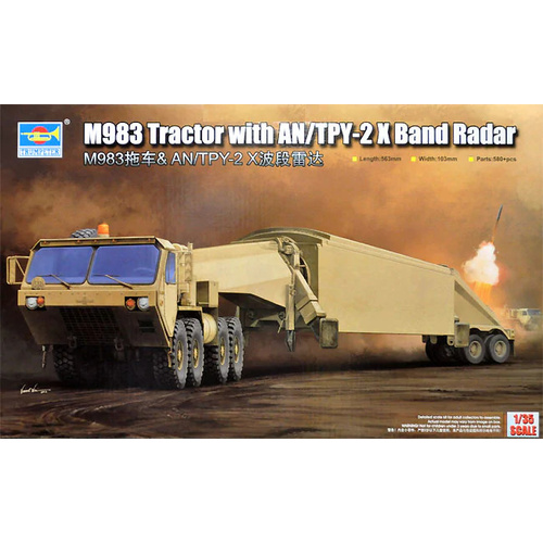Trumpeter 01059 1/35 M983 HEMTT Tractor & TPY-2 Band Radar