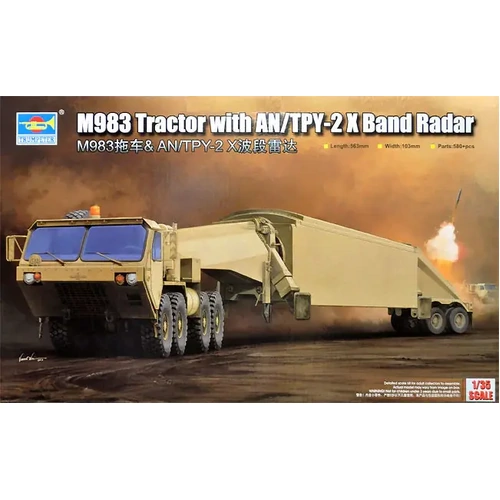 Trumpeter 01059 1/35 M983 HEMTT Tractor & TPY-2 Band Radar
