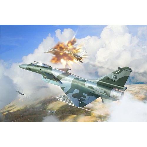Trumpeter 1/72 PAF J-10CE Multi-Role Fighter & IAF Rafale 2 in 1 Plastic Model Kit - TR01690