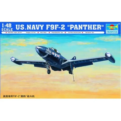 Trumpeter 02832 1/48 US.NAVY F9F-2 PANTHER