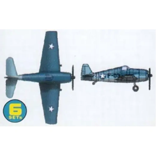 Trumpeter 03406 1/700 F6F Hellcat (18 pcs/box)
