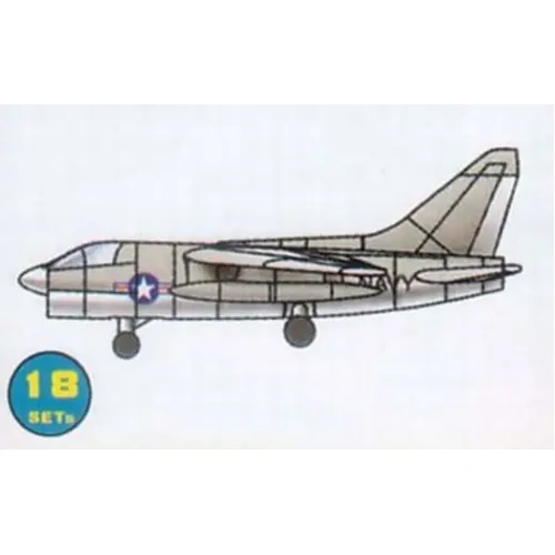 Trumpeter 03422 1/700 A-7E CORSAIR II (18 pcs/box)