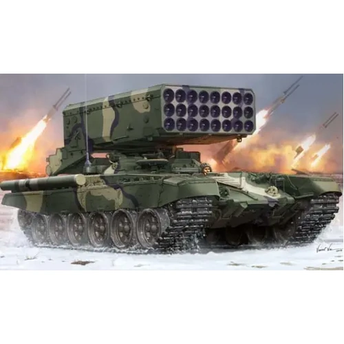 Trumpeter 05582 1/35 Russian TOS-1 24-Barrel Multiple Rocket Launcher