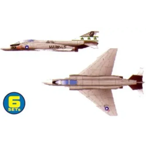Trumpeter 06219 1/350 F-4J Phantoms II (6pcs. per box)