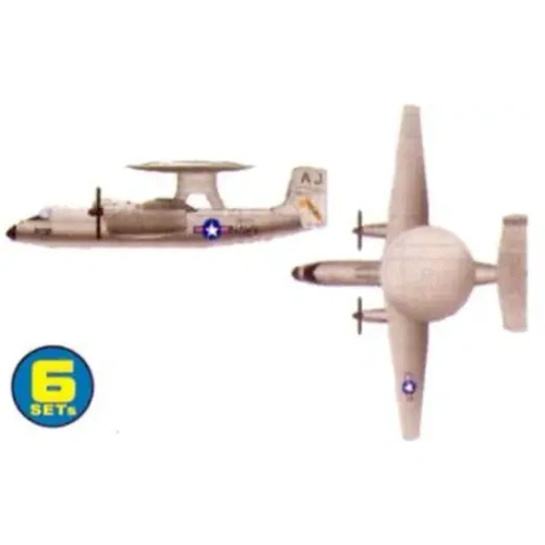 Trumpeter 06222 1/350 E-2C Hawkeye Warning (6pcs. per box)