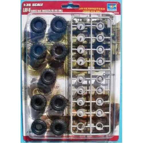 Trumpeter 06608 1/35 LAV-2seriers 8X8 tyres (325/85 R16 XML)