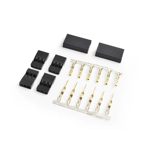 JR connector set Gold plated terminals 2pairs/bag