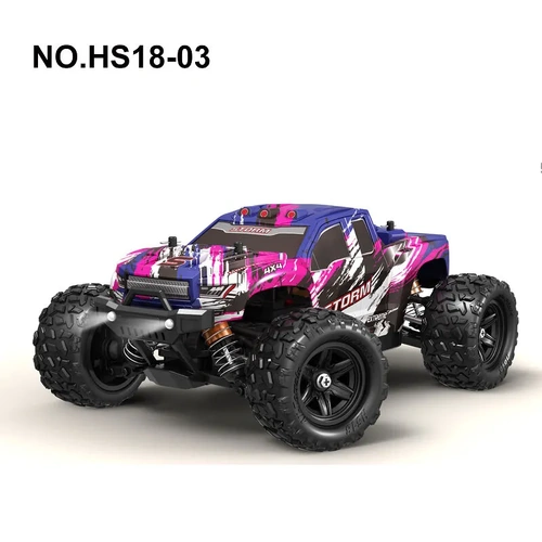 Tornado RC 1/18 4WD RTR High Speed Truck Storm Pink/Purple Body V2 2026 - TRC-18-03