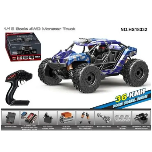 Tornado RC 1/18 4WD RTR High speed truck 2.4g 35KM 20 Minute runtime