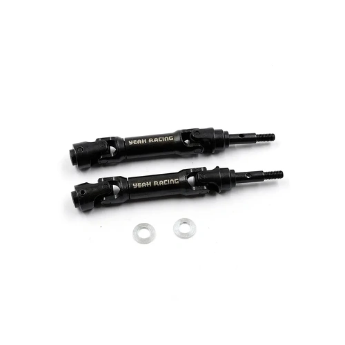 Yeah Racing Steel CVD Driveshafts 2Pcs - Black