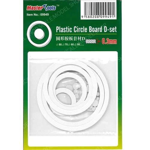 Master Tools Plastic Circle Board D-Set- 0.3Mm