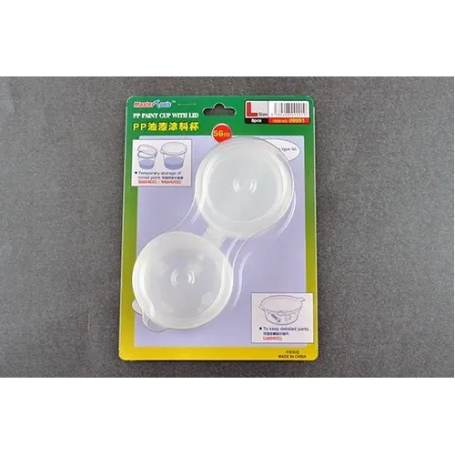 Master Tools Pp Paint Cup With Lid ---L-Size 56Ccx8