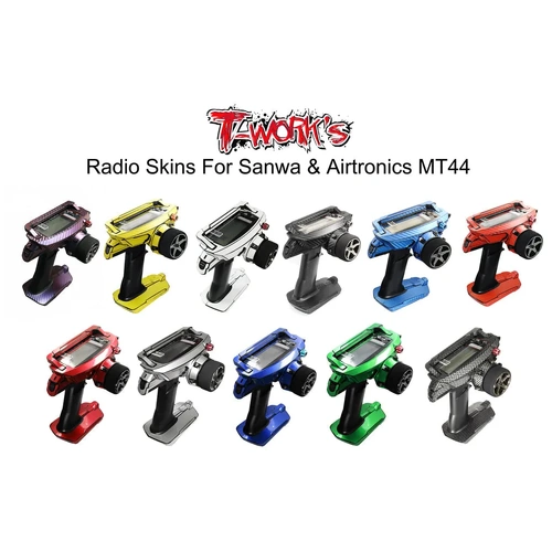 TS-042 3D Colors Graphite Sticker (For Sanwa & Airtronics MT44 ) 6-Colors - Black