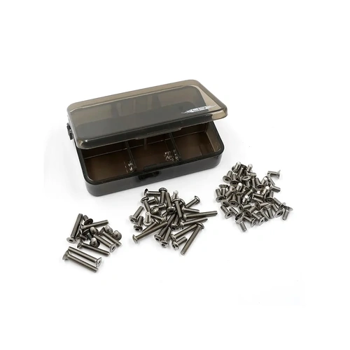 Yeah Racing Titanium Screw Set with Storage Box