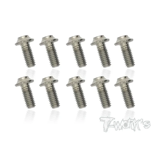 TSS-U 64 Titanium M3 Hex. Socket UFO Head Screw - 3mmx24mm (10 pcs)