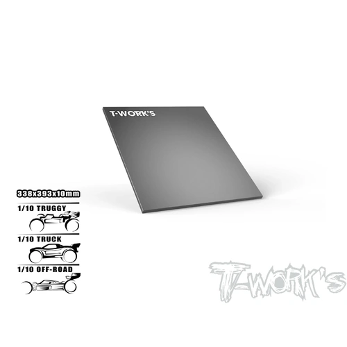 TT-136   Light Weight Setting Board - ( 338x393x10mm ) For 1/10 TRUGGY ; 1/10 TRUCK ; 1/10 OFF ROAD