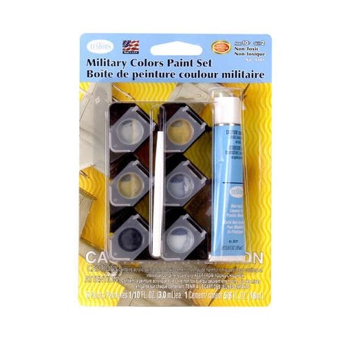 Testors Acrylic Paint Pot Set - Military6X3Ml