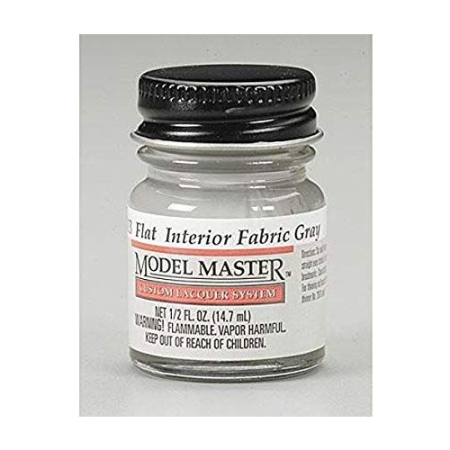 Model Master Lacquer Int Fabric Gray 14.7Ml*