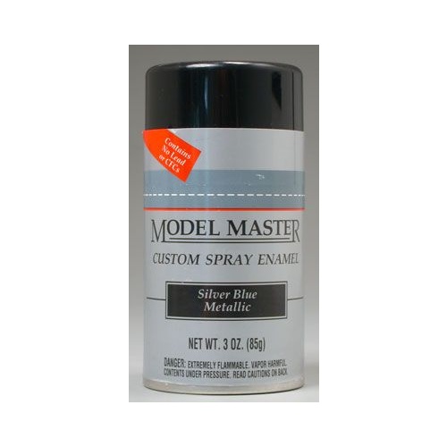 Model Master Silver Blue Metallic Enamel85Gm Spray