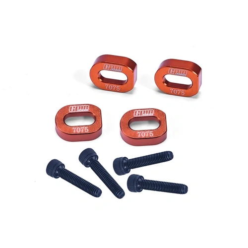 GPM Orange Aluminium Motor Mount Spaces w/ Screws