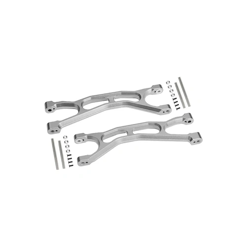 GPM Grey Silver Aluminium Front / Rear Upper Suspension Arms 2Pcs