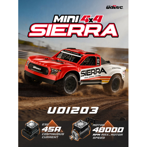 1/12  2.4G 4WD Short Course Truck _öMid- Tier Brushless Version)Red