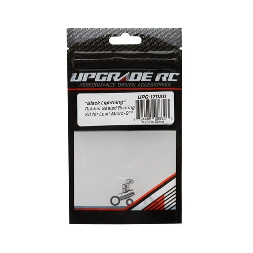 UpGrade RC "Black Lightning" Rubber Sealed Bearing Kit for Losiå¨ Micro-Bã¢