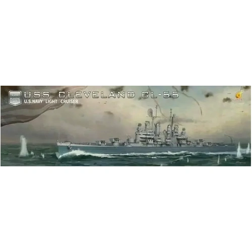 Very Fire 350920 1/350 USS Cleveland Light Cruiser Plastic Model Kit