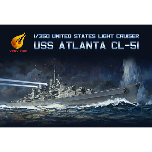 Very Fire 1/350 USS Atlanta Plastic Model Kit