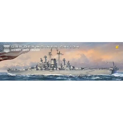 Very Fire 700907 1/700 USS DES MOINES OA-134 U.S. NAVY HEAVY CRUISER Plastic Model Kit