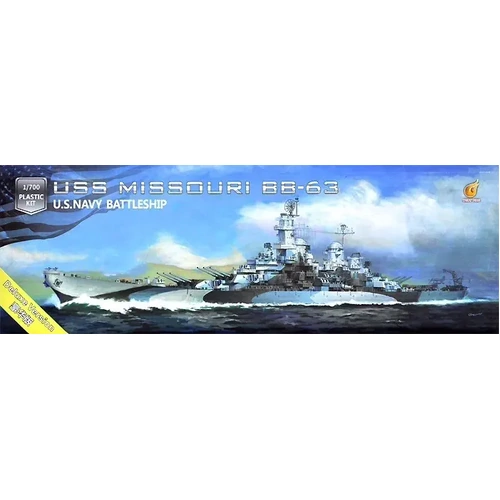 Very Fire 700909DX 1/700 USS Missouri BB-63 Battleship (Deluxe Edition) Plastic Model Kit