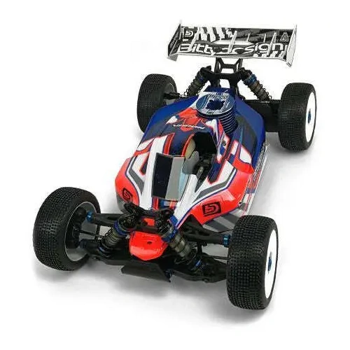 BITTYDESIGN Vision Clear 1/8 Buggy Body Team Associated RC8B 3.1 Pre-Cut