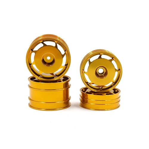 Yeah Racing 1.9" Aluminium Front and RearÊ8W Spoke Rims 4Pcs - Gold