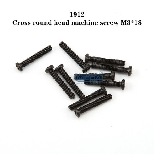 Wltoys Phillips round head machine screw 3*18PM WL104001-1912