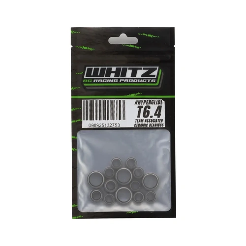 Whitz Racing Products Associated RC10T6.4 HyperGlide Full Ceramic Bearing Kit