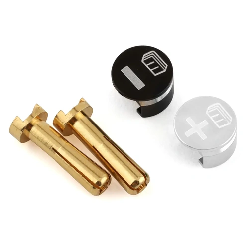 Whitz Racing Products Battery Grabs w/4mm Bullets (Silver)
