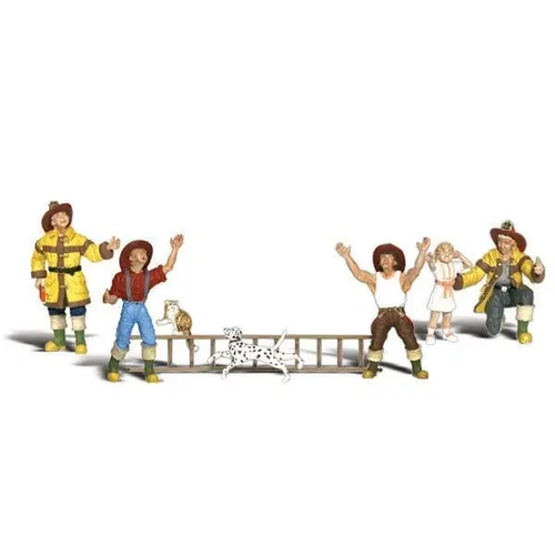 Woodland Scenics Ho Firemen To The Rescue *