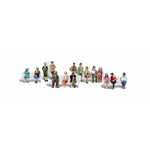 Woodland Scenics Ho Sixteen Passengers *