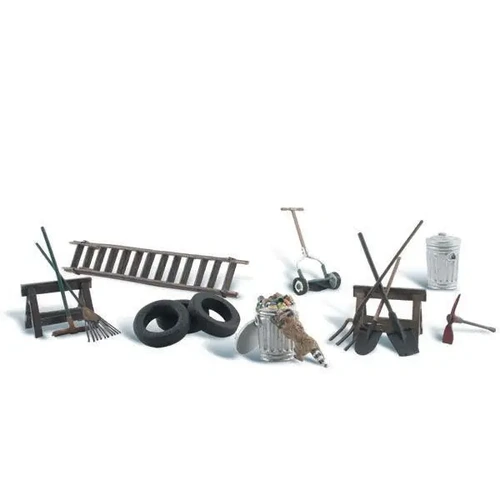 Woodland Scenics Ho Garage Treasures