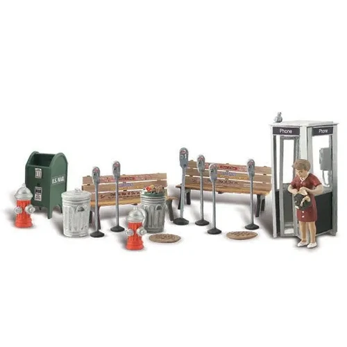 Woodland Scenics Ho Street Accessories