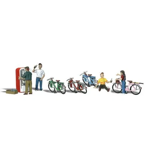 Woodland Scenics N Bicycle Buddies