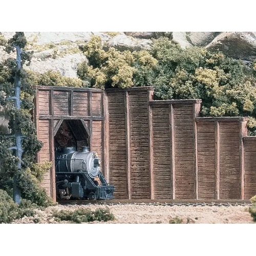 Woodland Scenics Ho Retain Wall Timber 3Ea *