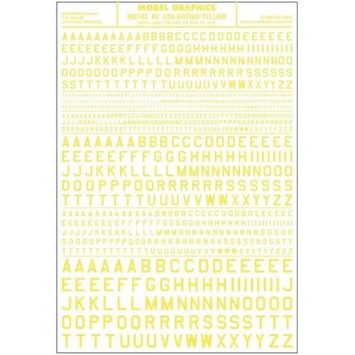 Woodland Scenics 45°Usa Gothic Yellow Dt