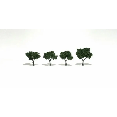 Woodland Scenics 2In - 3In Rm Real Med Gr 4/Pk